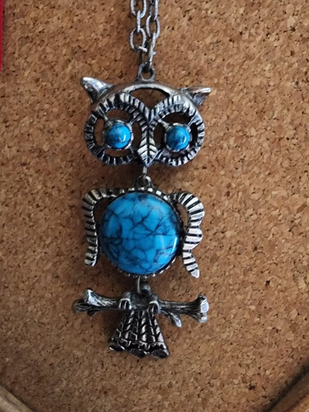 Vintage Necklace Inspired Owl Statement - Picture 2 of 4